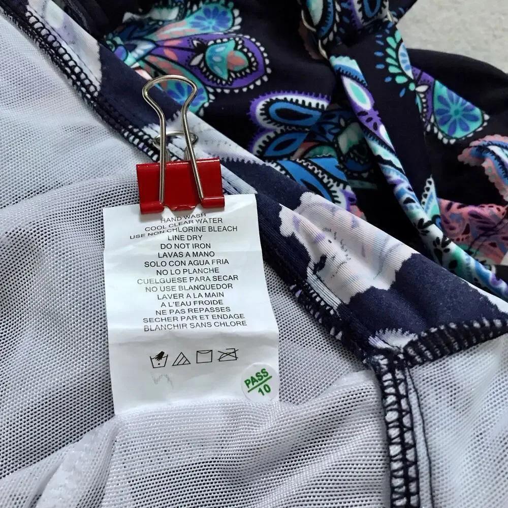 Swim Solutions NWT One Piece Swim Suit Women 24W - Picture 13 of 13